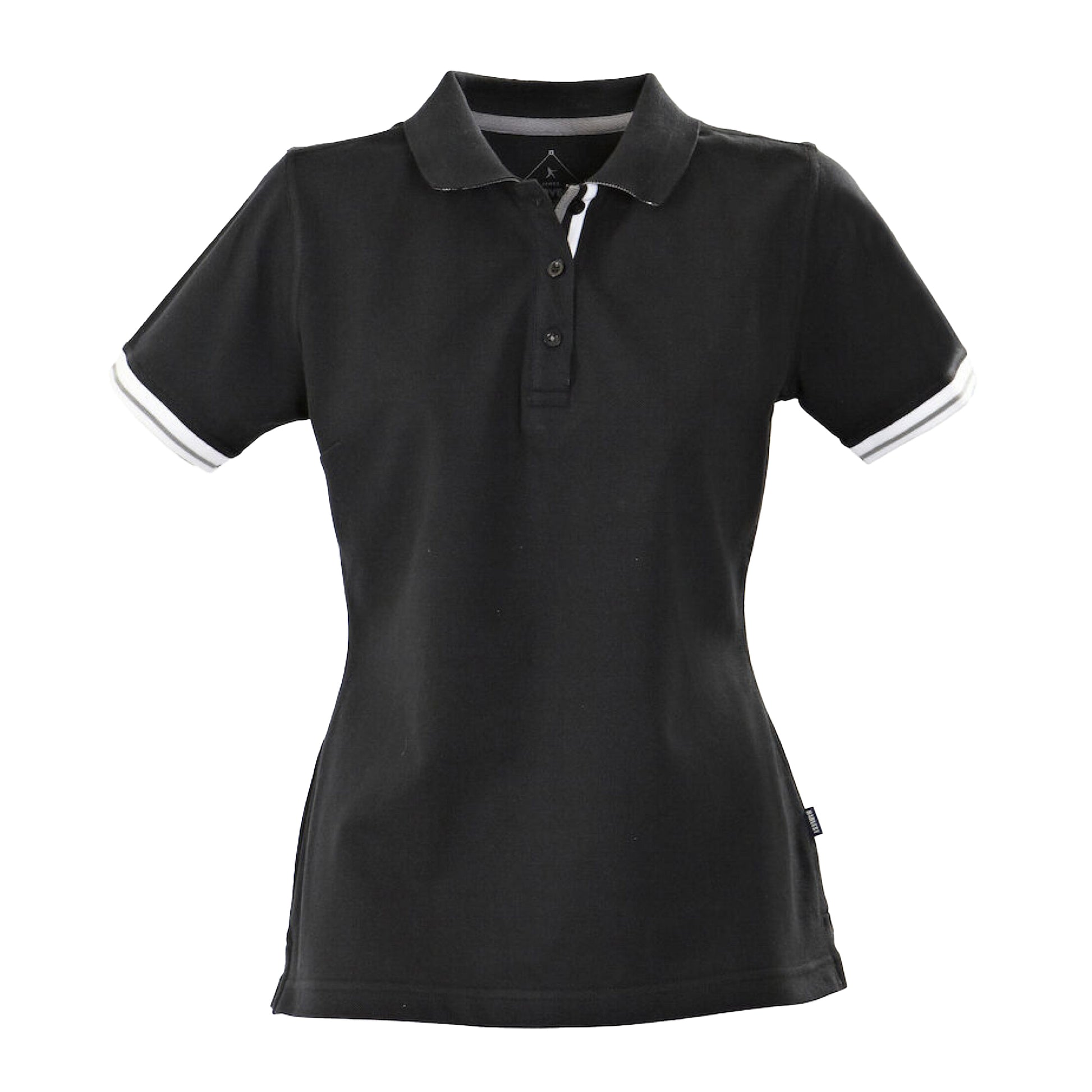 Black - Front - James Harvest Womens-Ladies Antreville Polo Shirt