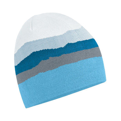 Glacier Peaks - Front - Beechfield Mountain Peaks Pull-On Beanie