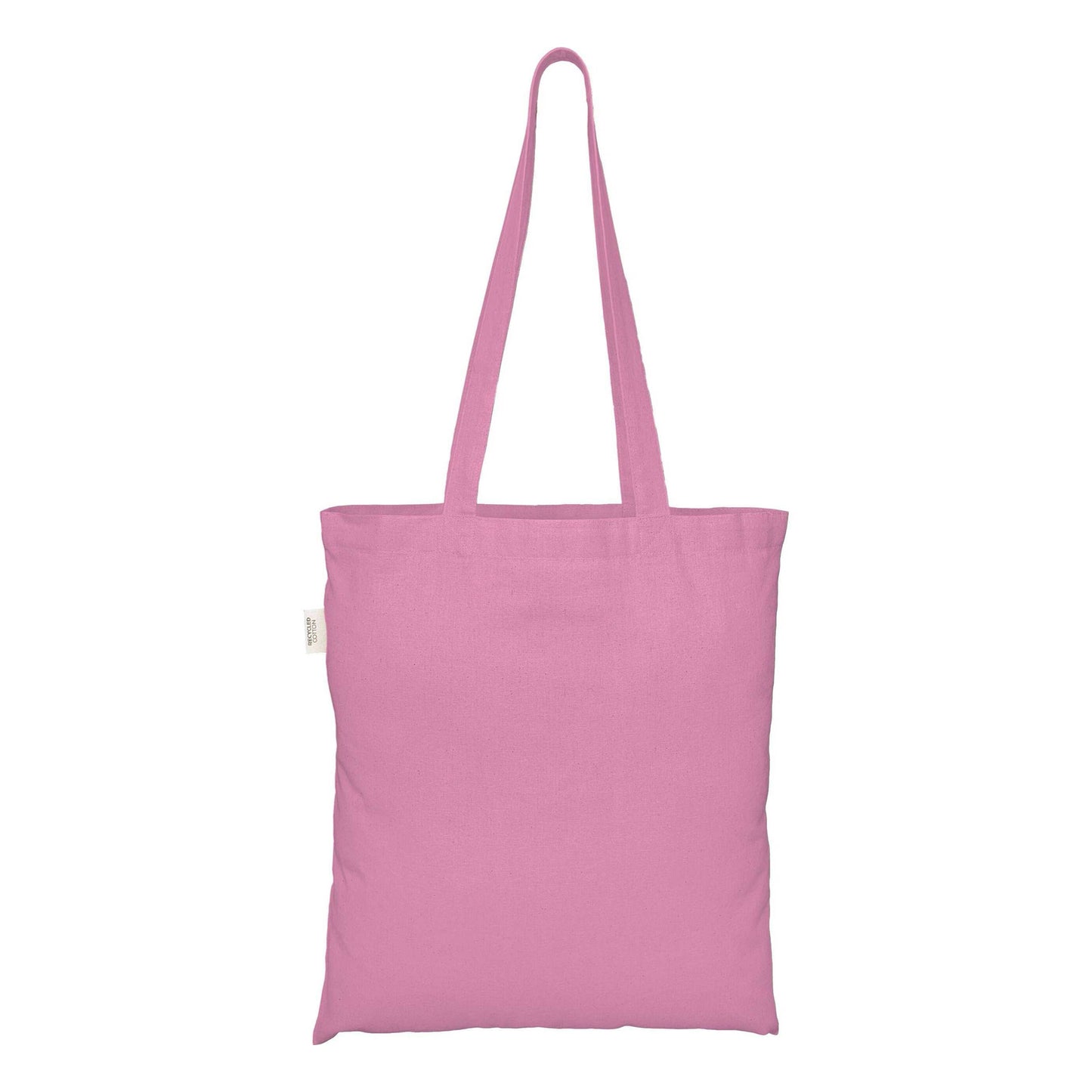 Pink - Front - EcoTote Recycled Cotton Tote Bag