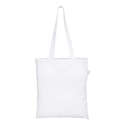 White - Back - EcoTote Recycled Cotton Tote Bag
