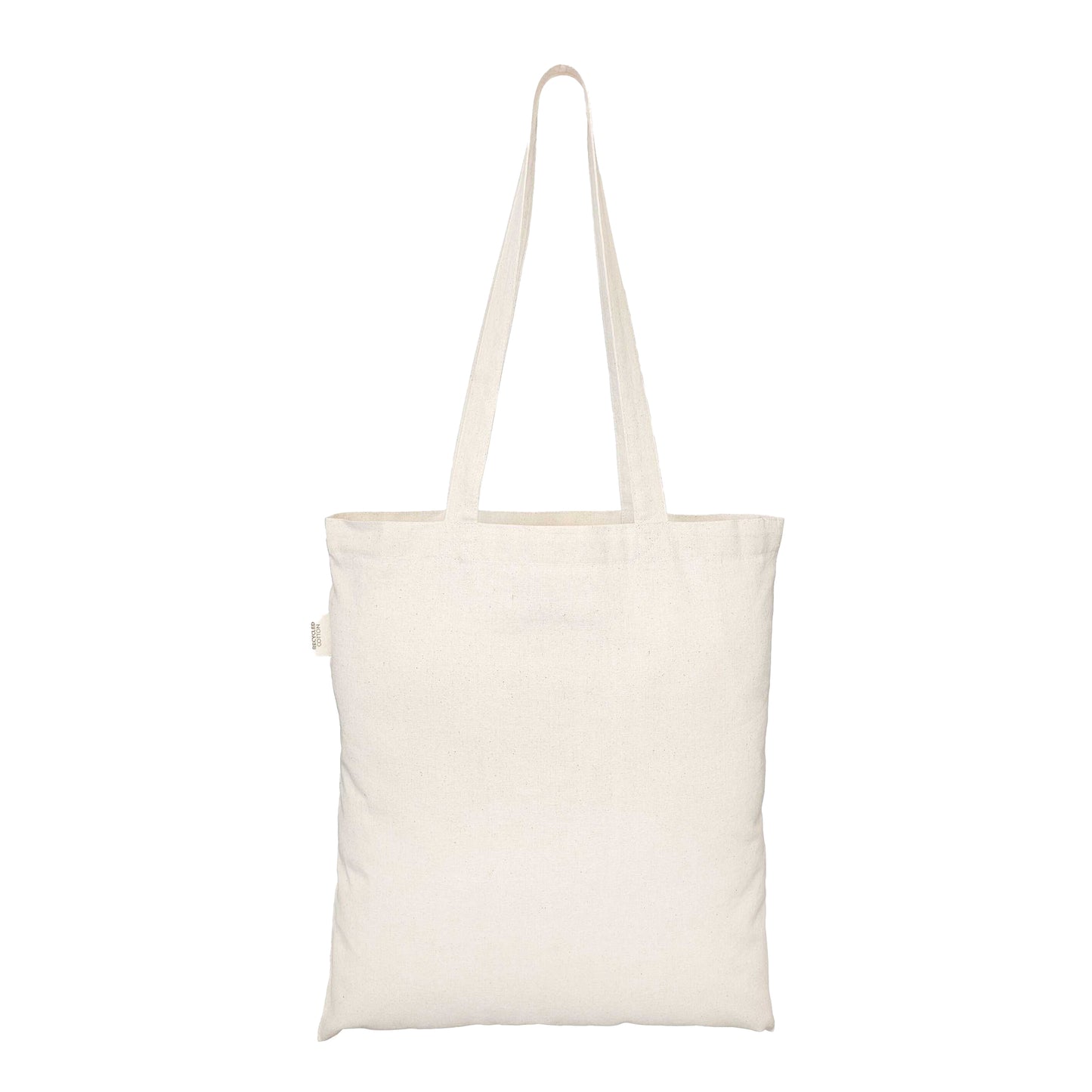 Natural - Front - EcoTote Recycled Cotton Tote Bag