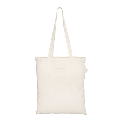 Natural - Back - EcoTote Recycled Cotton Tote Bag