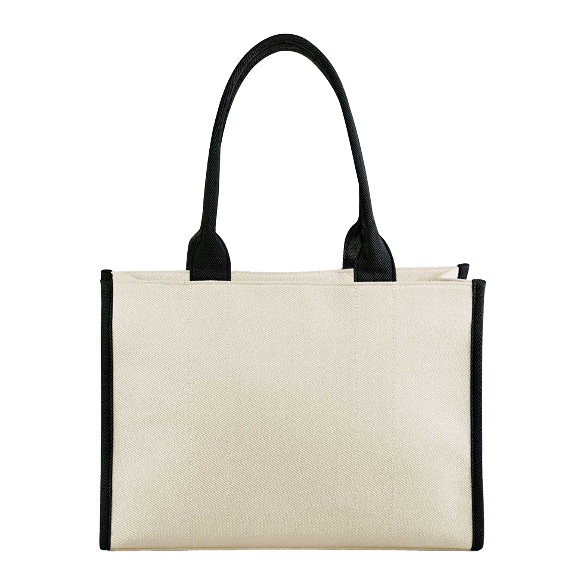 Natural-Black - Back - Quadra Puerto Tote Bag