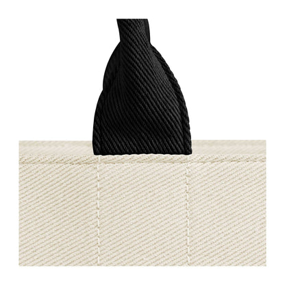 Natural-Black - Side - Quadra Puerto Tote Bag