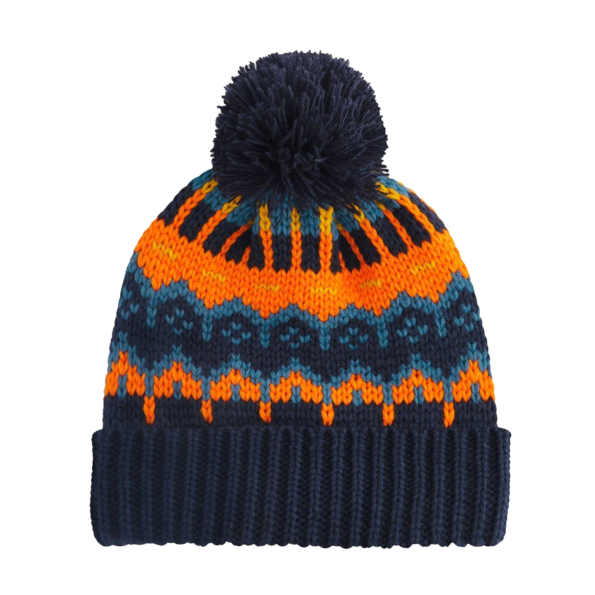 Blazing Blue - Back - Beechfield Unisex Adult Retro Skiing Beanie