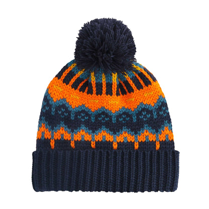 Blazing Blue - Back - Beechfield Unisex Adult Retro Skiing Beanie