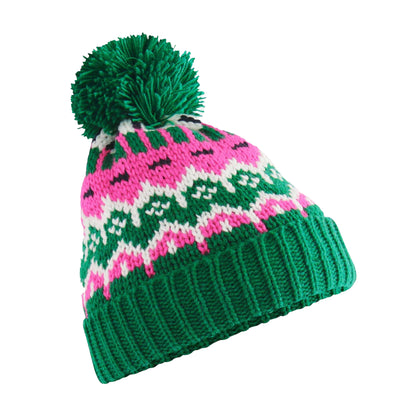 Alpine Lodge - Front - Beechfield Unisex Adult Retro Skiing Beanie