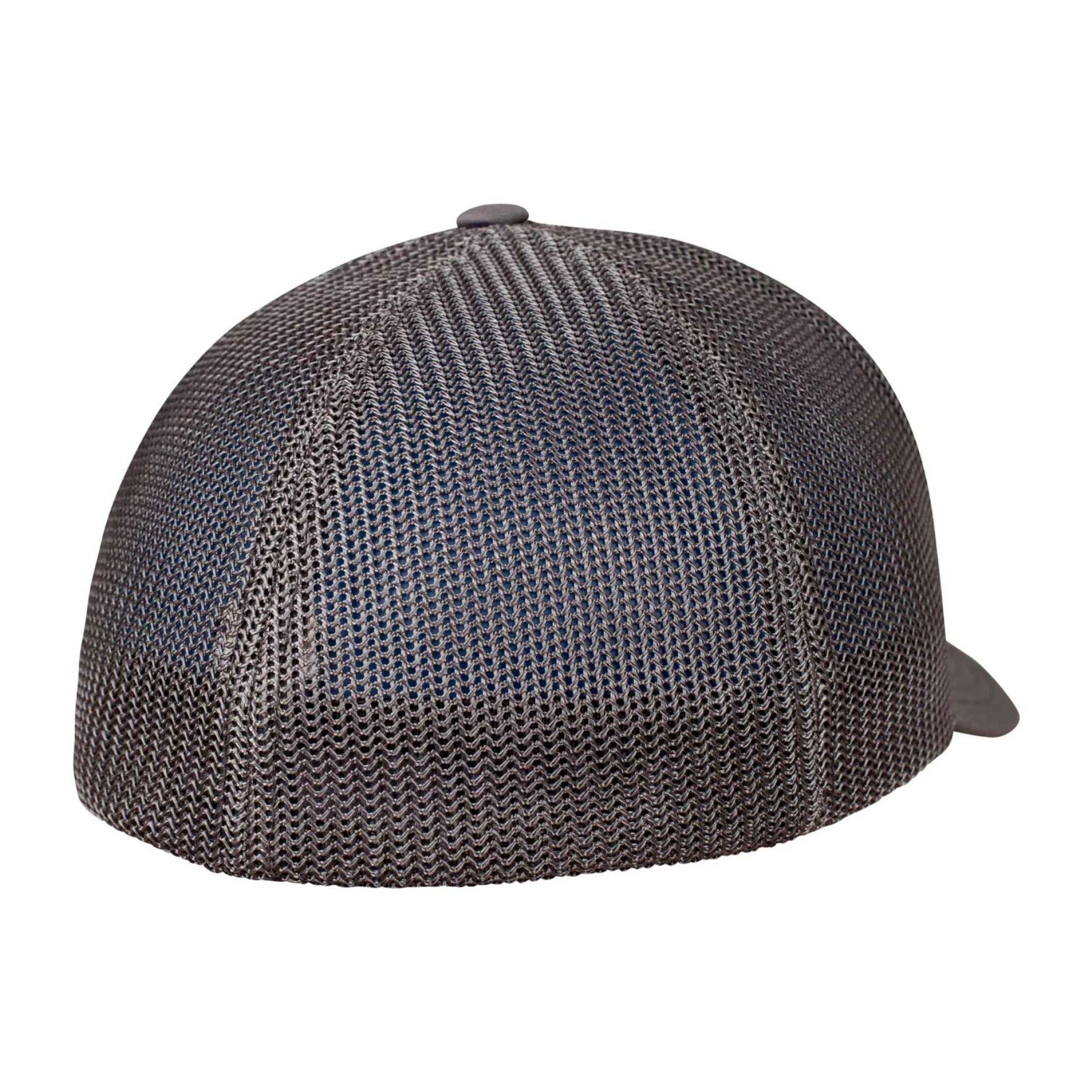 Dark Grey - Back - Flexfit Unisex Adult Mesh Trucker Cap