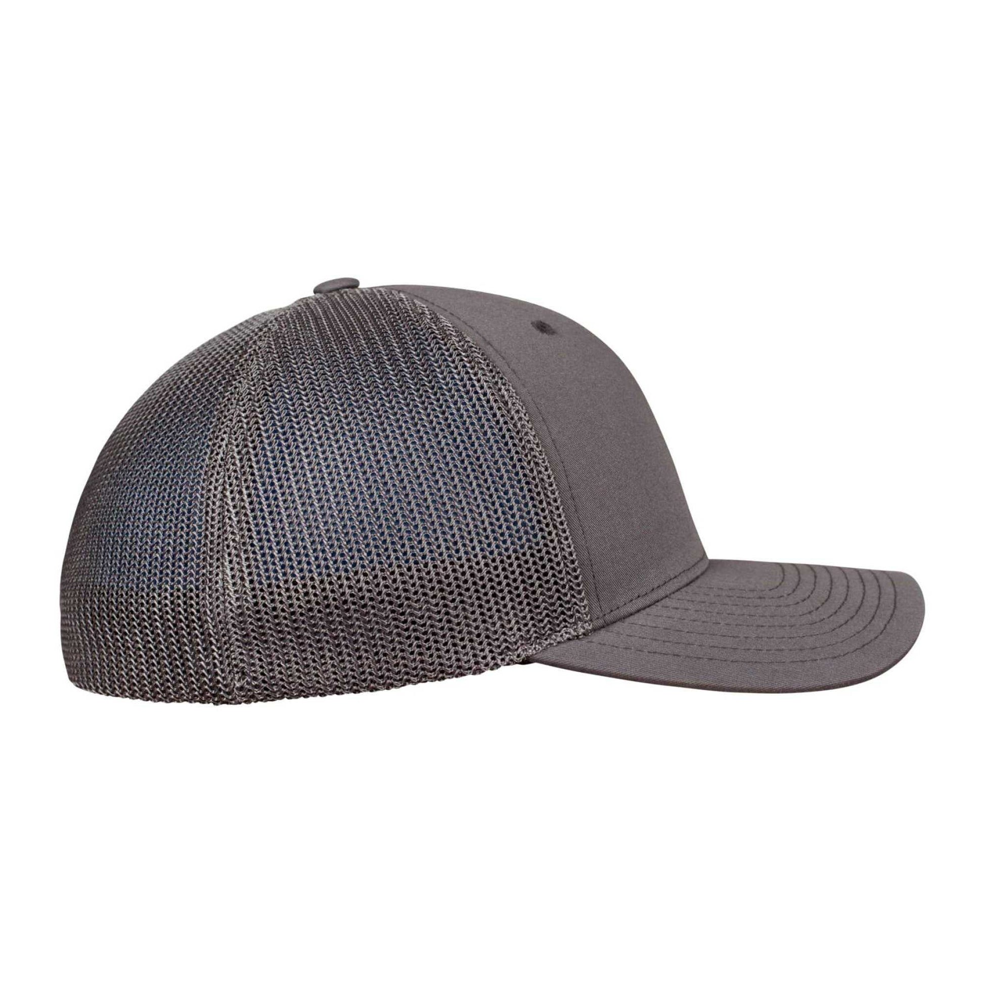 Dark Grey - Lifestyle - Flexfit Unisex Adult Mesh Trucker Cap