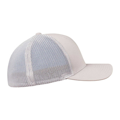Silver - Lifestyle - Flexfit Unisex Adult Mesh Trucker Cap