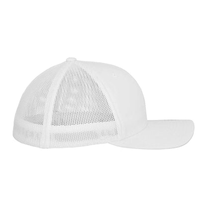 White - Lifestyle - Flexfit Unisex Adult Mesh Trucker Cap