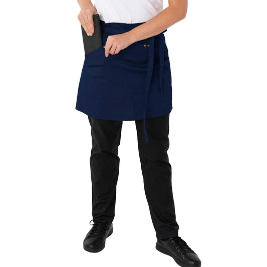 Navy - Front - Dennys Unisex Adult Le Chef Prep Waist Apron