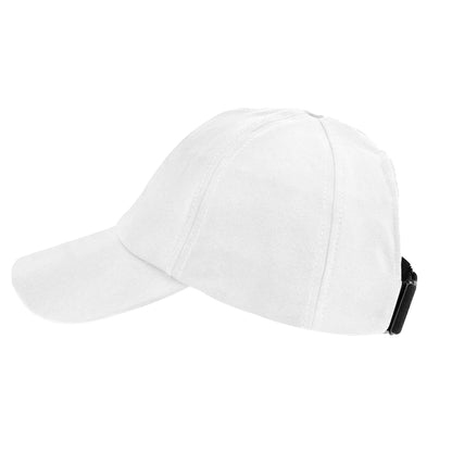 White - Back - Beechfield Unisex Adult Performance Ponytail Baseball Cap