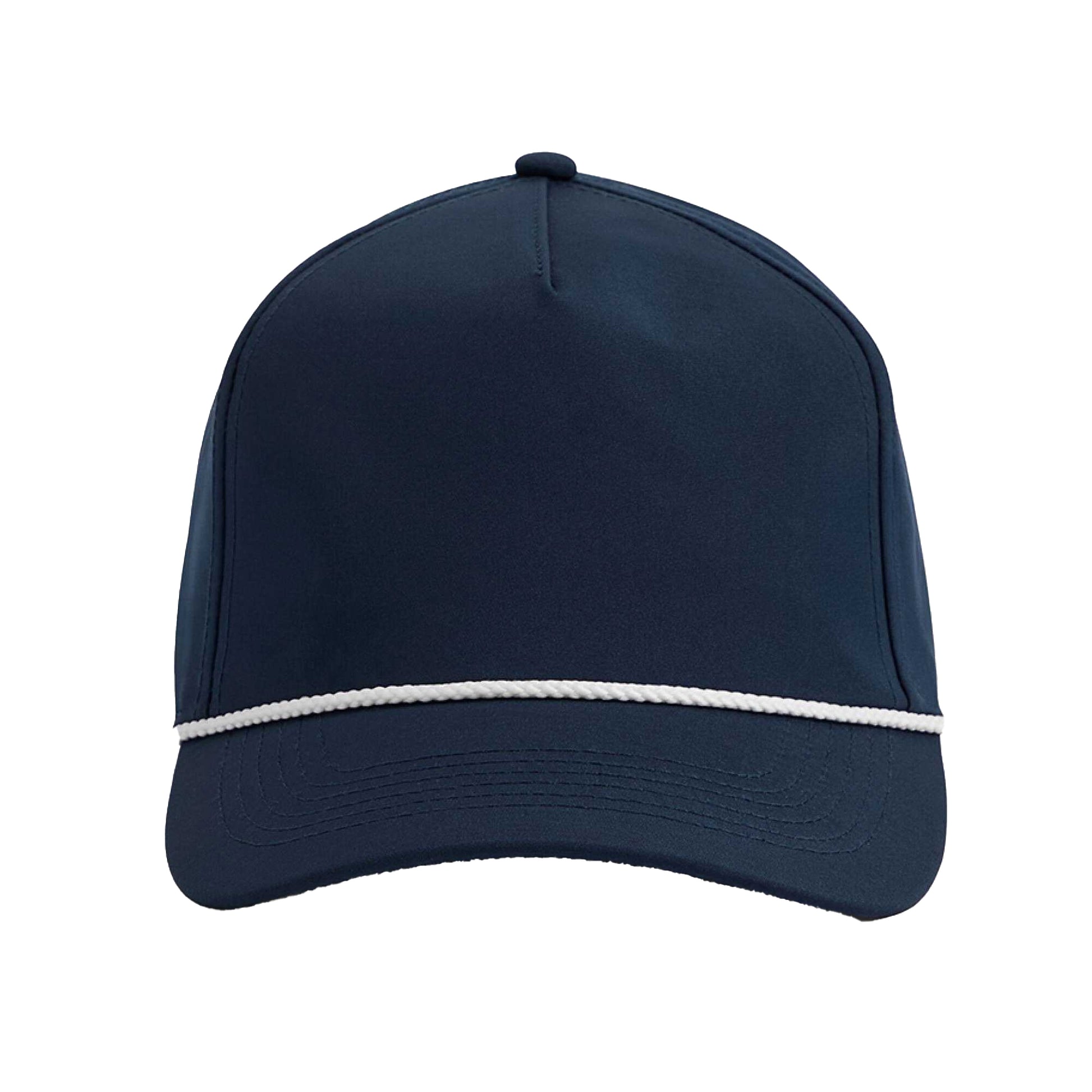 Navy-White - Side - Beechfield Unisex Adult Rope Detail Golf Cap