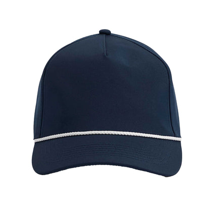 Navy-White - Side - Beechfield Unisex Adult Rope Detail Golf Cap