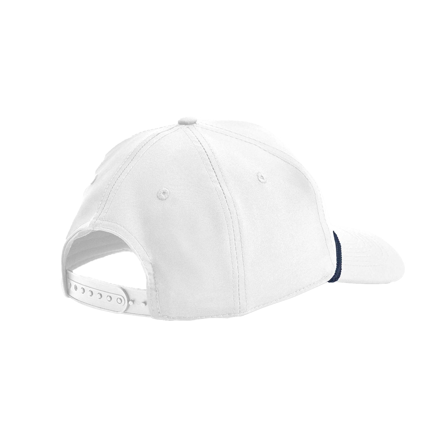 White-Navy - Back - Beechfield Unisex Adult Rope Detail Golf Cap