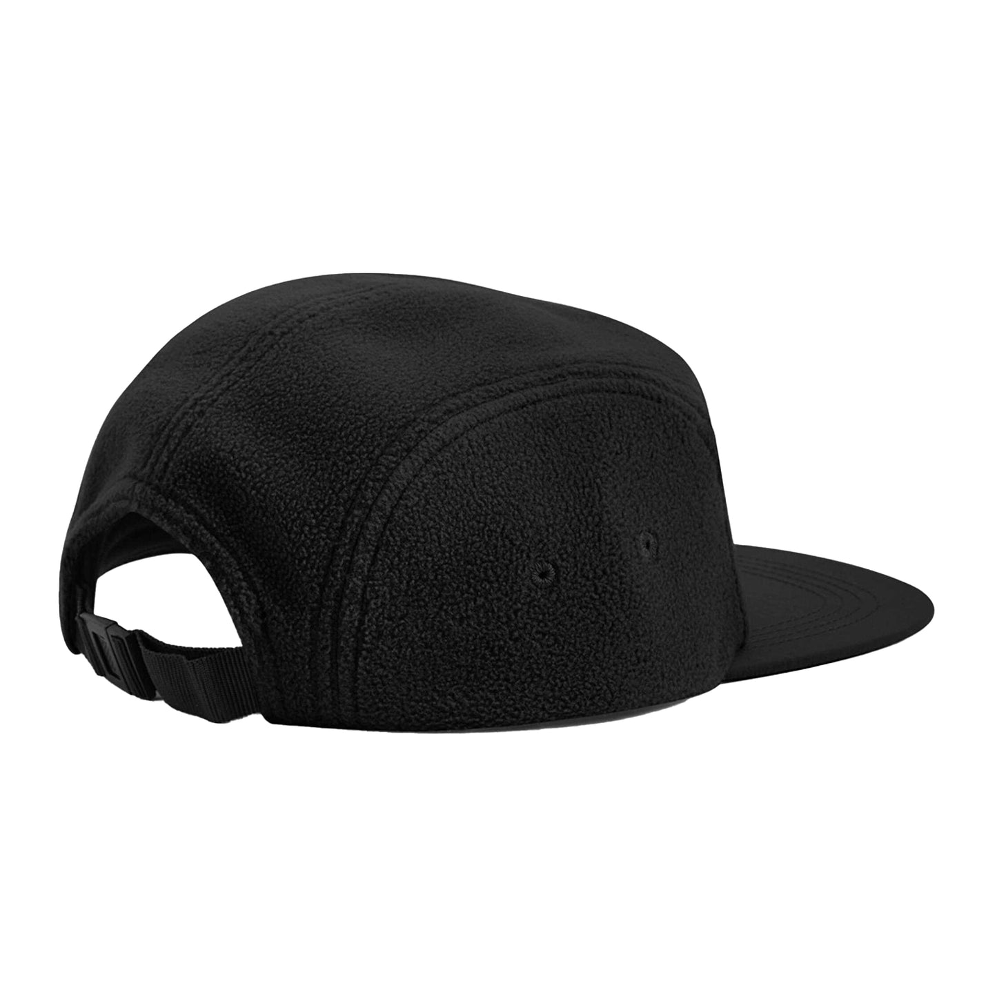Black - Back - Beechfield Unisex Adult Outdoor Fleece Camper Cap