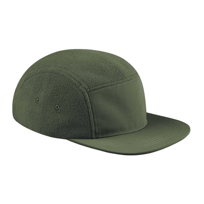 Olive Green - Front - Beechfield Unisex Adult Outdoor Fleece Camper Cap