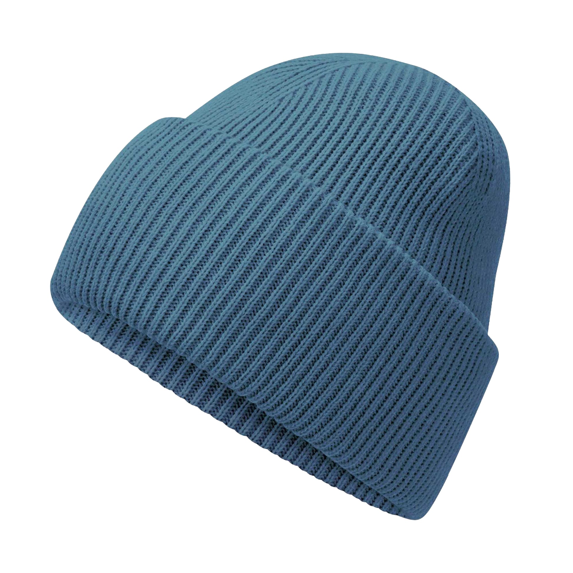 Airforce Blue - Back - Beechfield Unisex Adult Classic Deep Cuffed Beanie