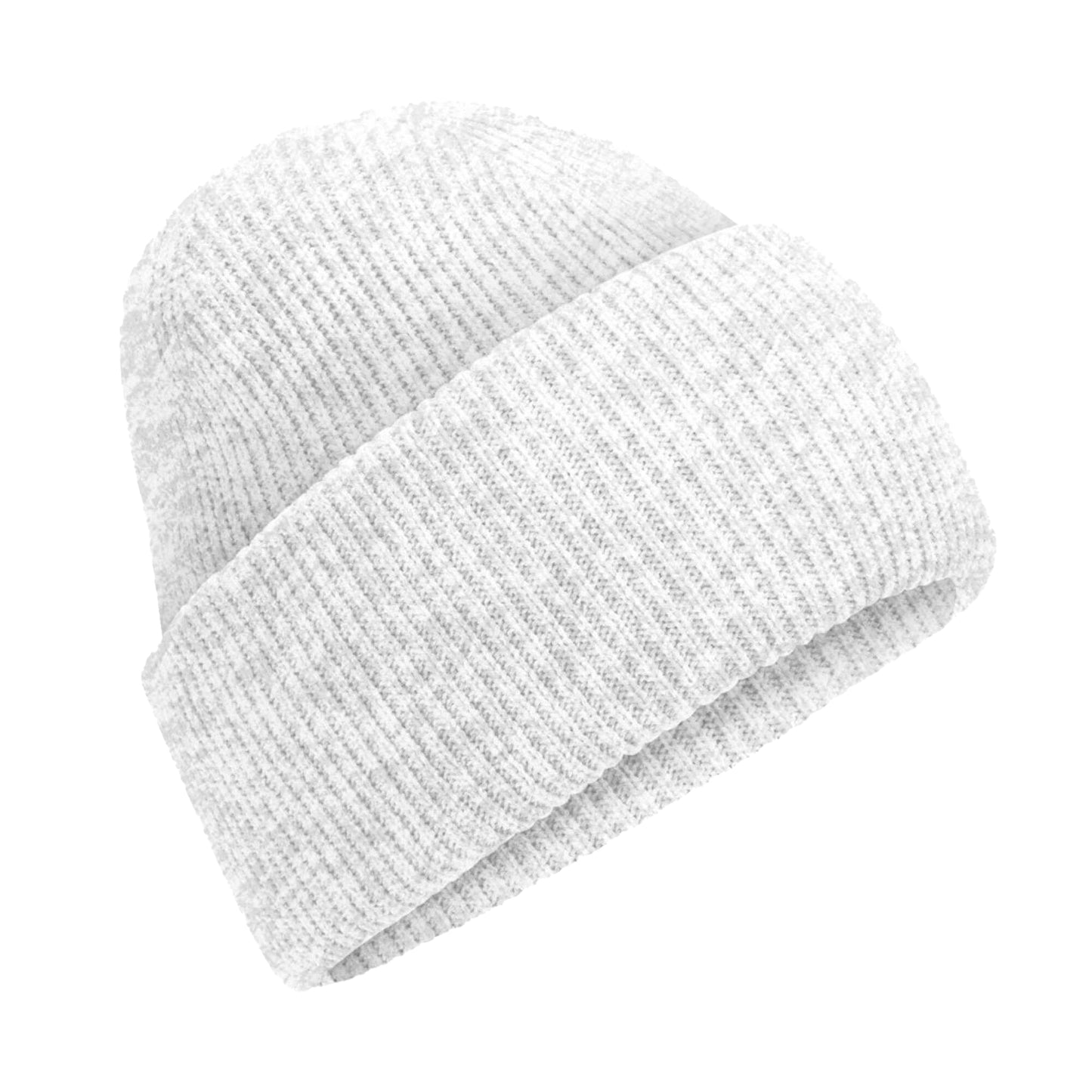 Cloudy Grey - Front - Beechfield Unisex Adult Classic Deep Cuffed Beanie
