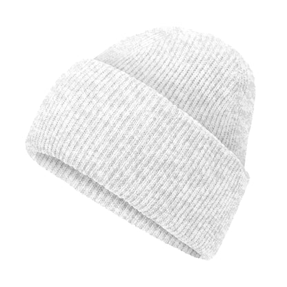 Cloudy Grey - Back - Beechfield Unisex Adult Classic Deep Cuffed Beanie