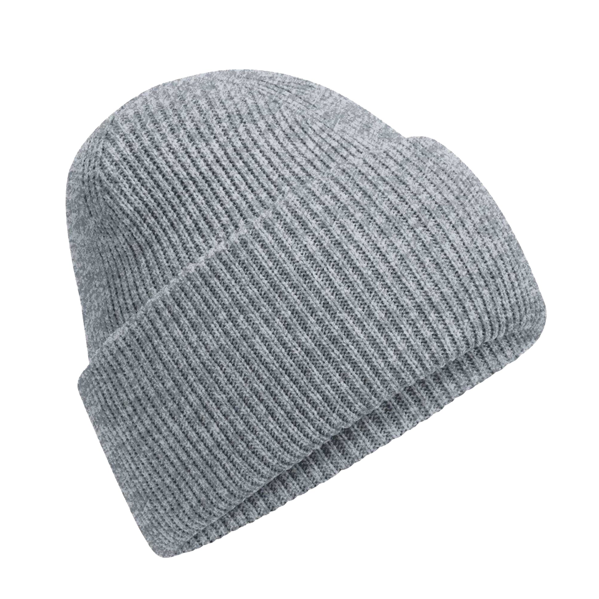 Ash Grey - Front - Beechfield Unisex Adult Classic Deep Cuffed Beanie
