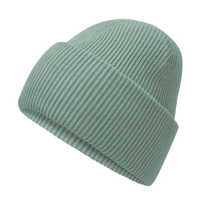 Dusty Green - Back - Beechfield Unisex Adult Classic Deep Cuffed Beanie
