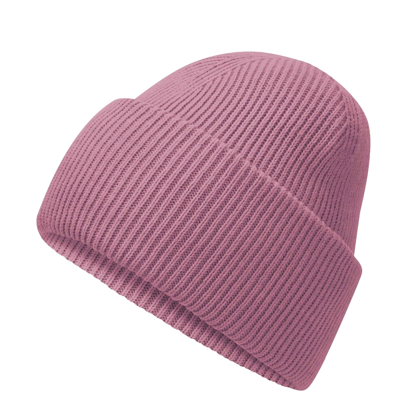 Dusty Purple - Back - Beechfield Unisex Adult Classic Deep Cuffed Beanie