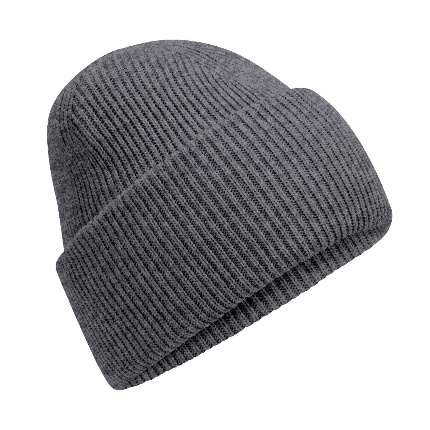 Granite - Front - Beechfield Unisex Adult Classic Deep Cuffed Beanie