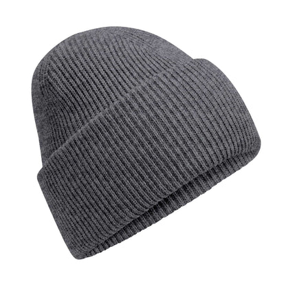 Granite - Front - Beechfield Unisex Adult Classic Deep Cuffed Beanie