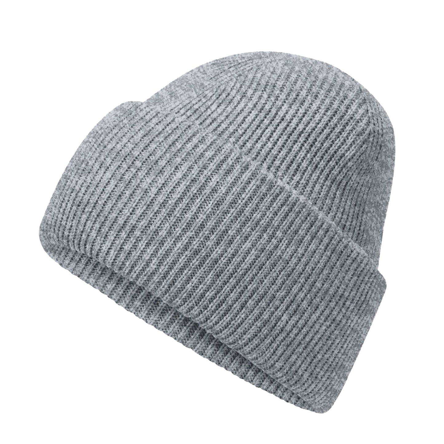 Ash Grey - Back - Beechfield Unisex Adult Classic Deep Cuffed Beanie