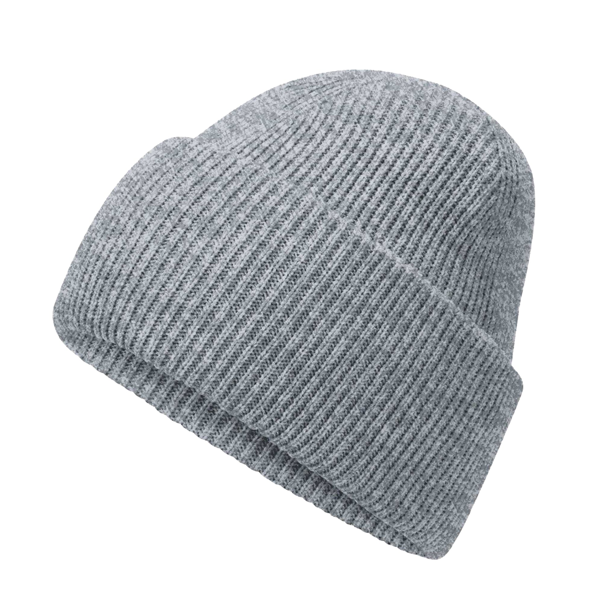 Ash Grey - Back - Beechfield Unisex Adult Classic Deep Cuffed Beanie