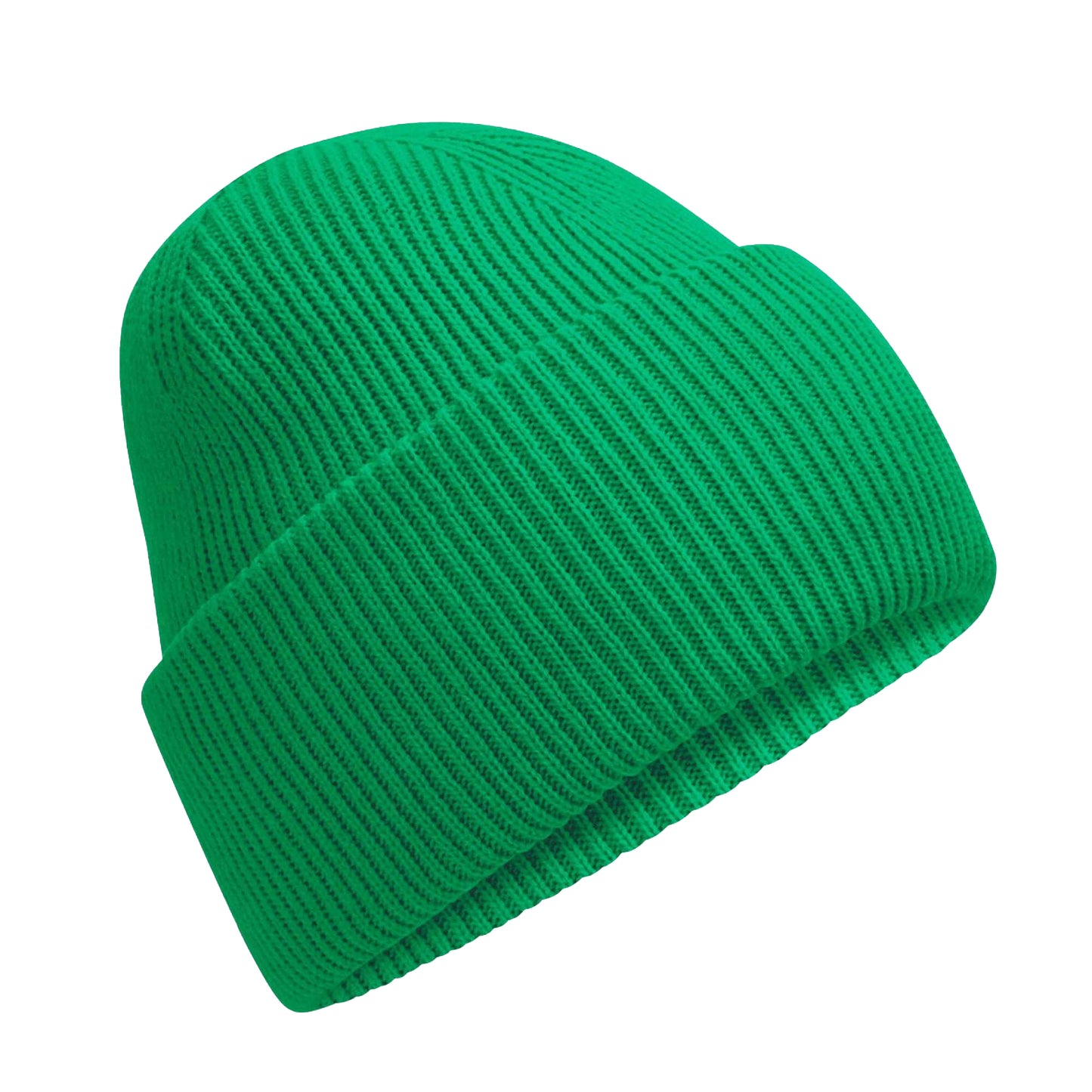 Kelly Green - Front - Beechfield Unisex Adult Classic Deep Cuffed Beanie