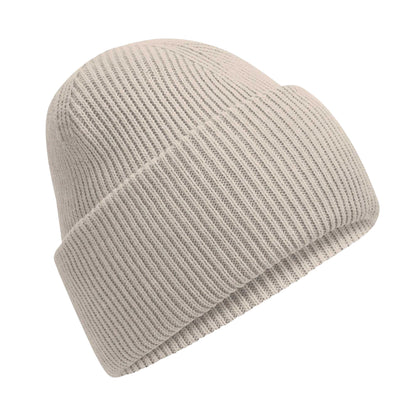 Natural Stone - Front - Beechfield Unisex Adult Classic Deep Cuffed Beanie