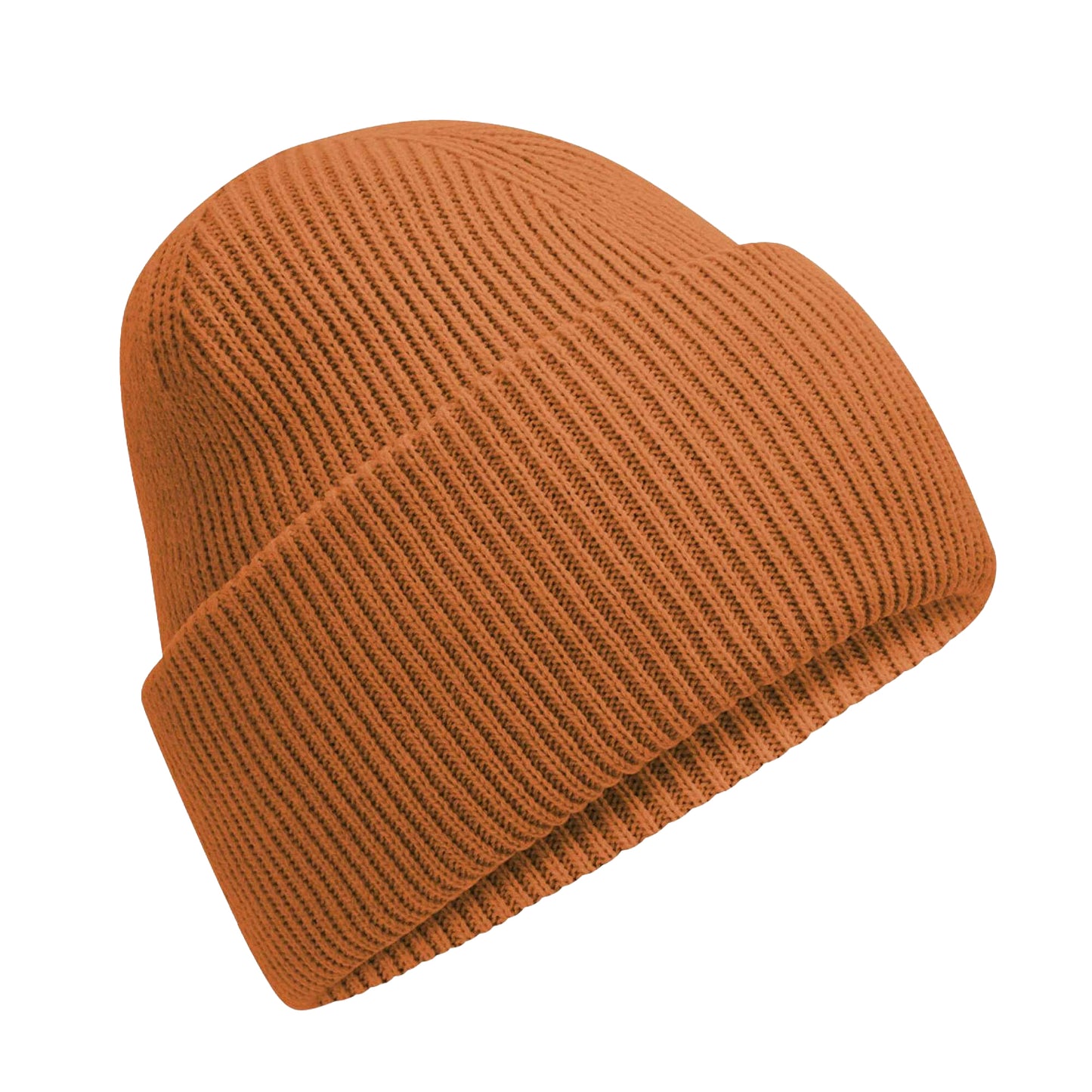 Pumpkin - Front - Beechfield Unisex Adult Classic Deep Cuffed Beanie