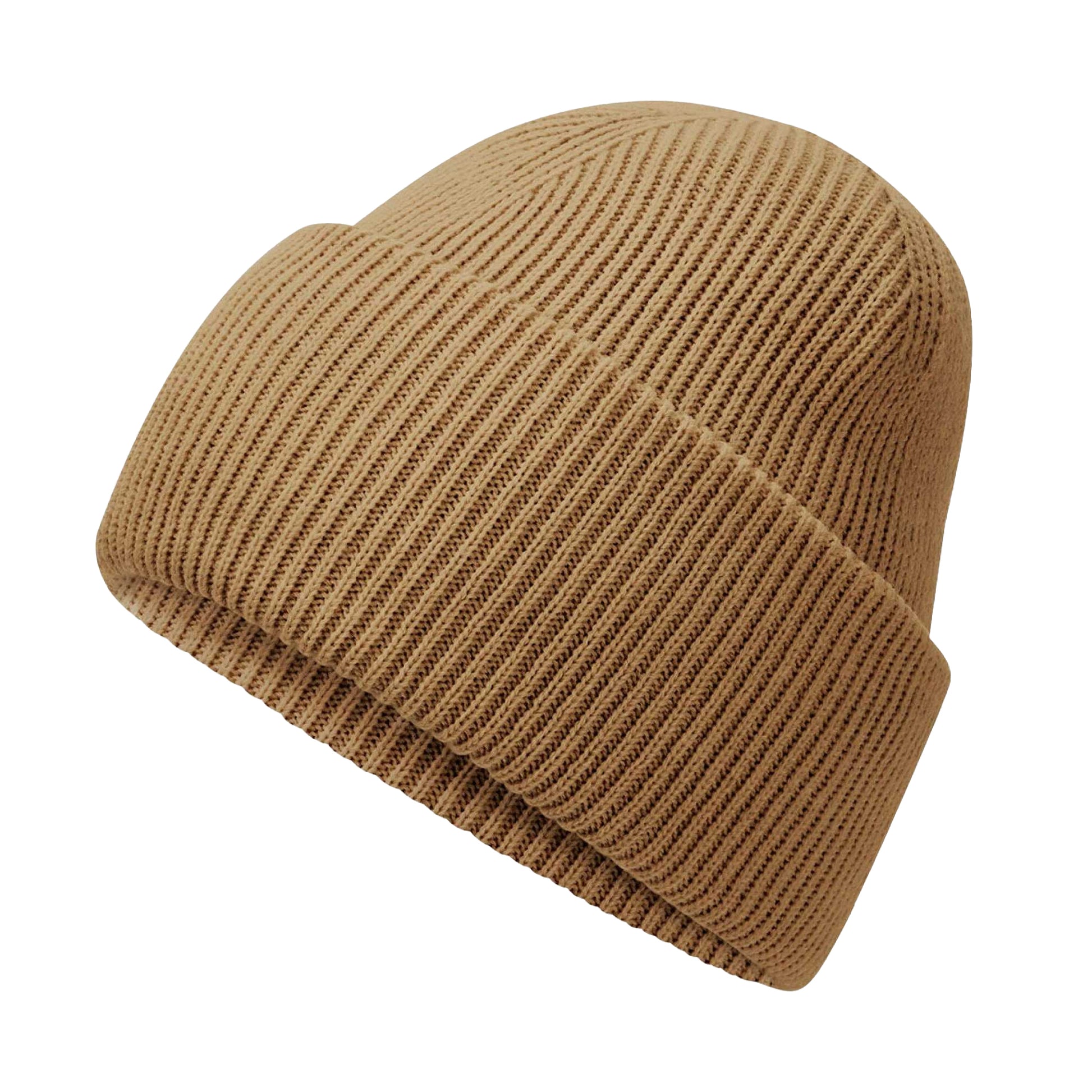 Biscuit - Back - Beechfield Unisex Adult Classic Deep Cuffed Beanie