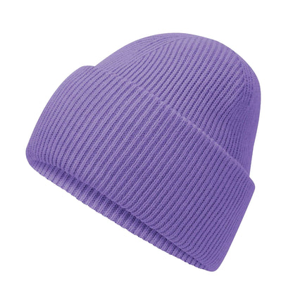 Violet - Back - Beechfield Unisex Adult Classic Deep Cuffed Beanie