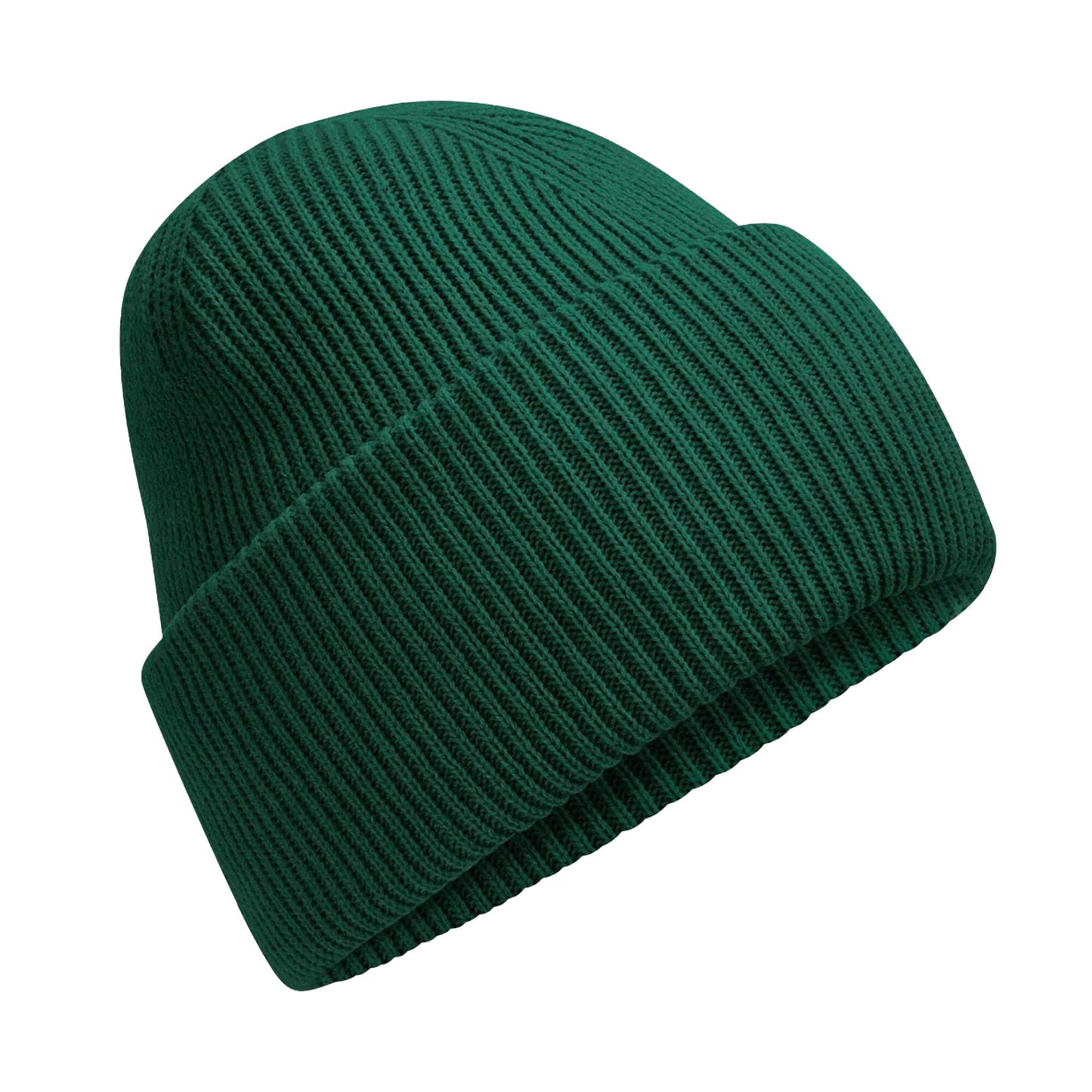 Bottle Green - Front - Beechfield Unisex Adult Classic Deep Cuffed Beanie
