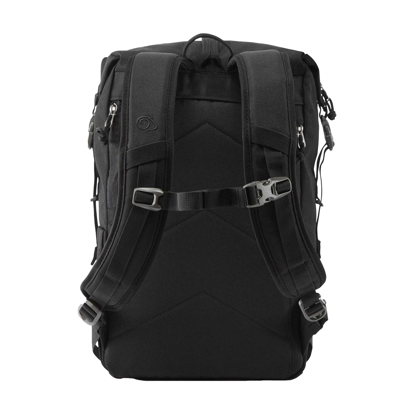 Black - Back - Craghoppers Kiwi Roll Top 16L Backpack