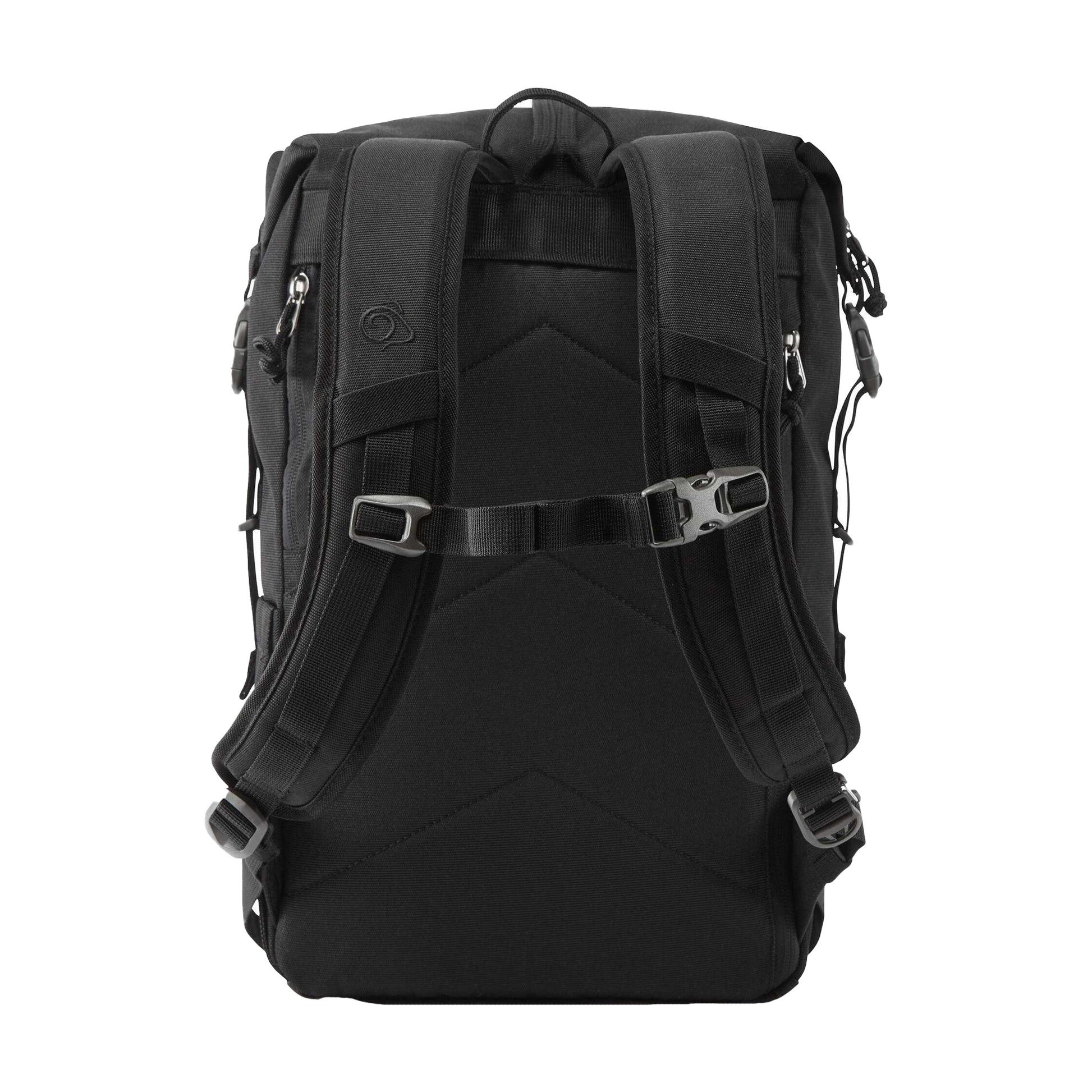 Black - Back - Craghoppers Kiwi Roll Top 16L Backpack