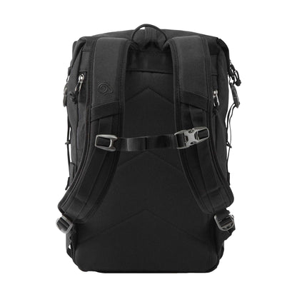 Black - Back - Craghoppers Kiwi Roll Top 16L Backpack