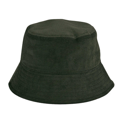 Forest Night - Front - Beechfield Unisex Adult Organic Corded Bucket Hat