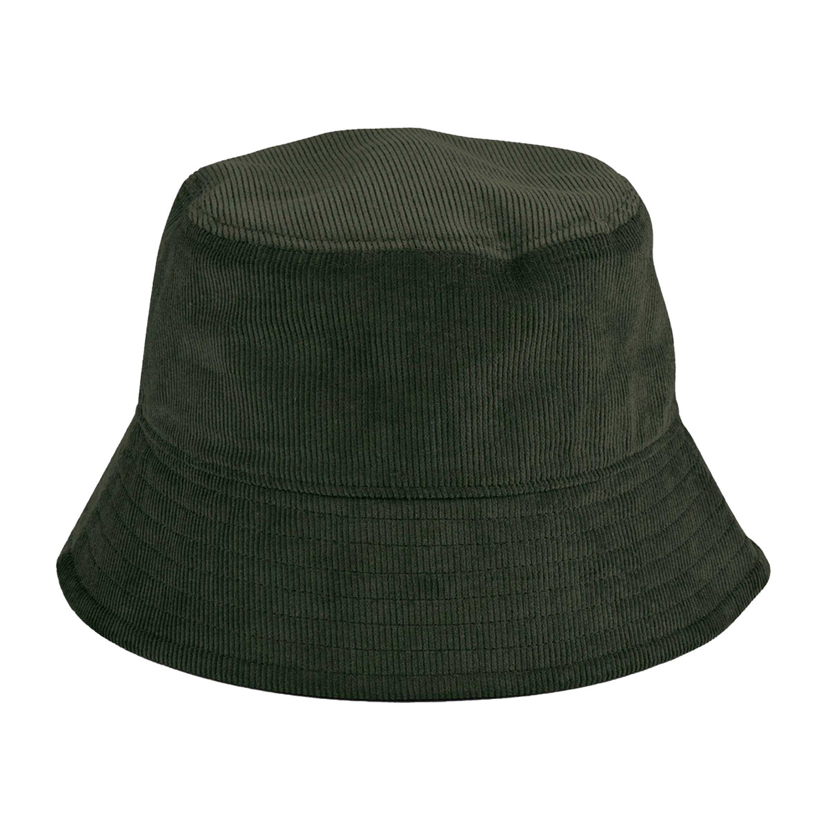 Forest Night - Front - Beechfield Unisex Adult Organic Corded Bucket Hat