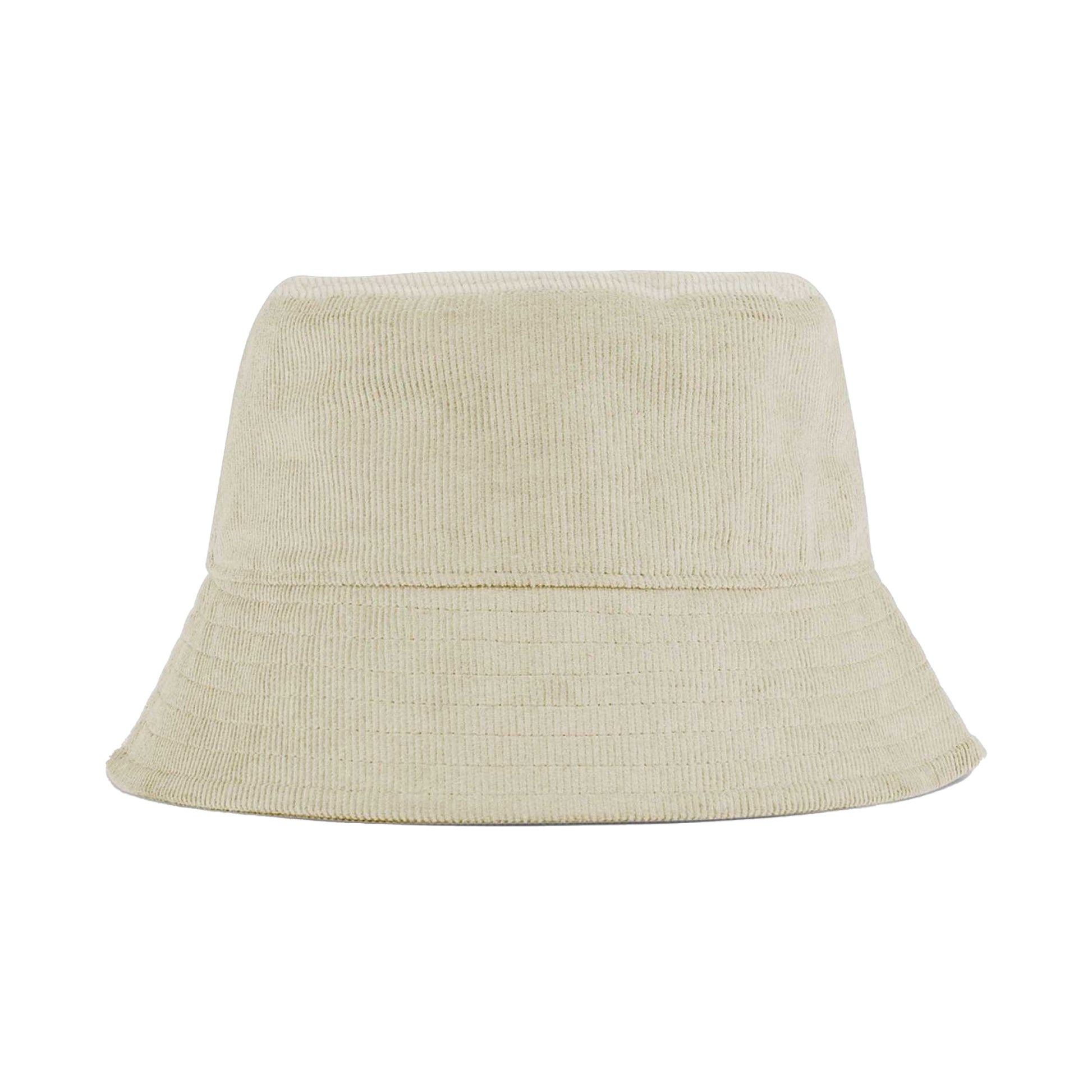Stone - Back - Beechfield Unisex Adult Organic Corded Bucket Hat