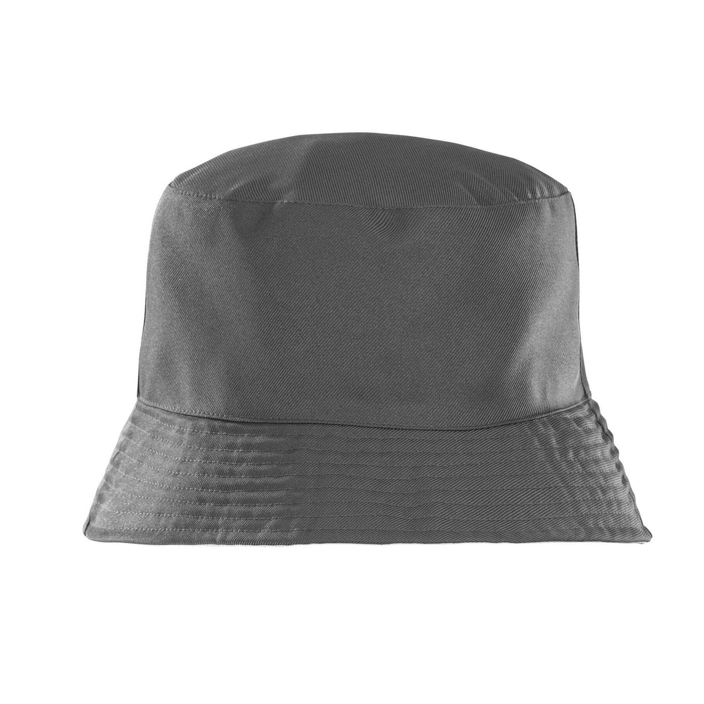 Grey - Back - Result Recycled Unisex Adult Reversible Bucket Hat