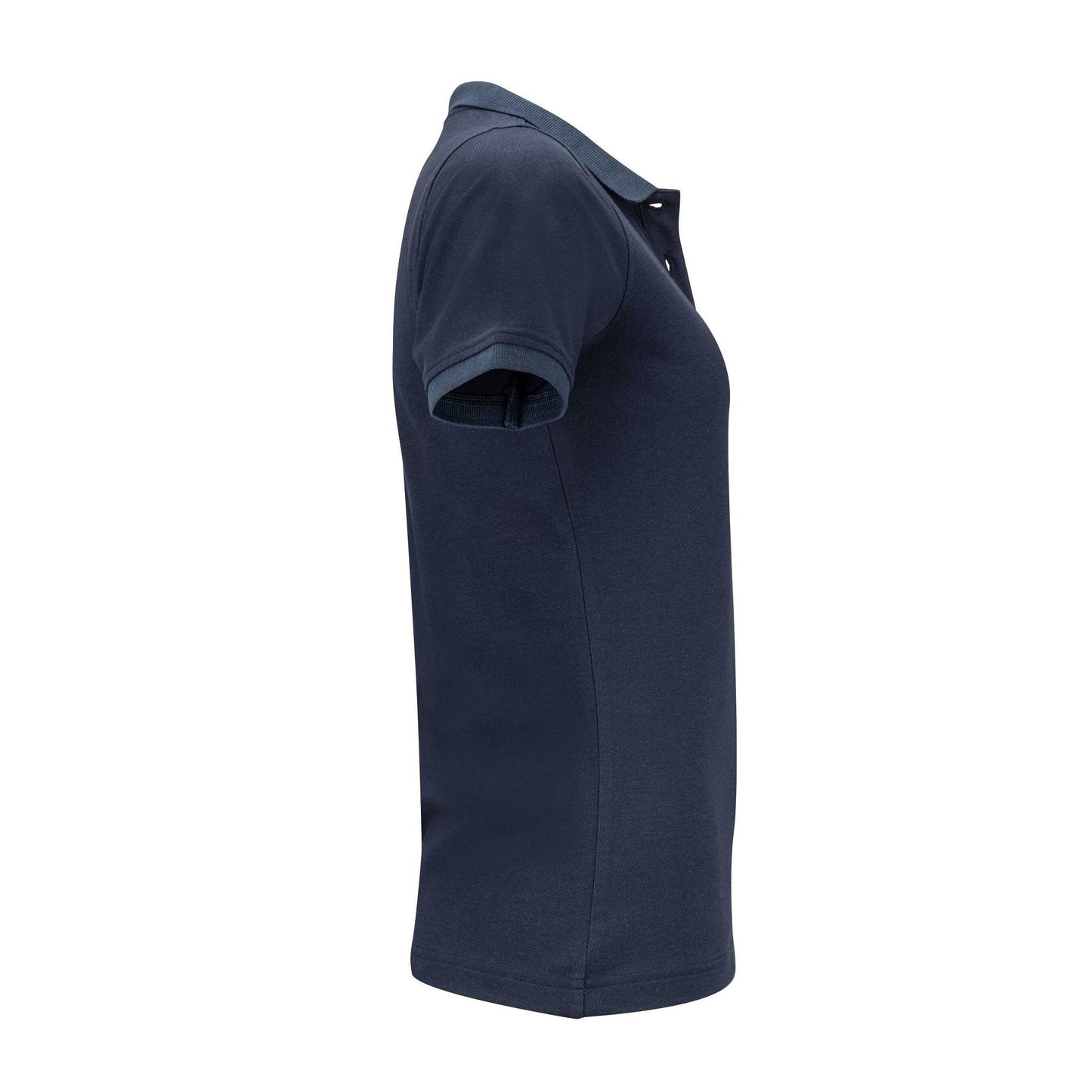 Navy - Lifestyle - James Harvest Womens-Ladies Pinedale Piqué Polo Shirt