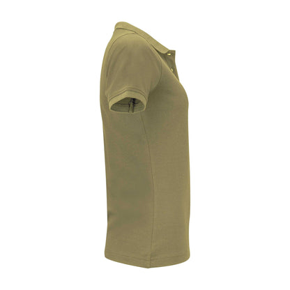 Moss Green - Lifestyle - James Harvest Womens-Ladies Pinedale Piqué Polo Shirt
