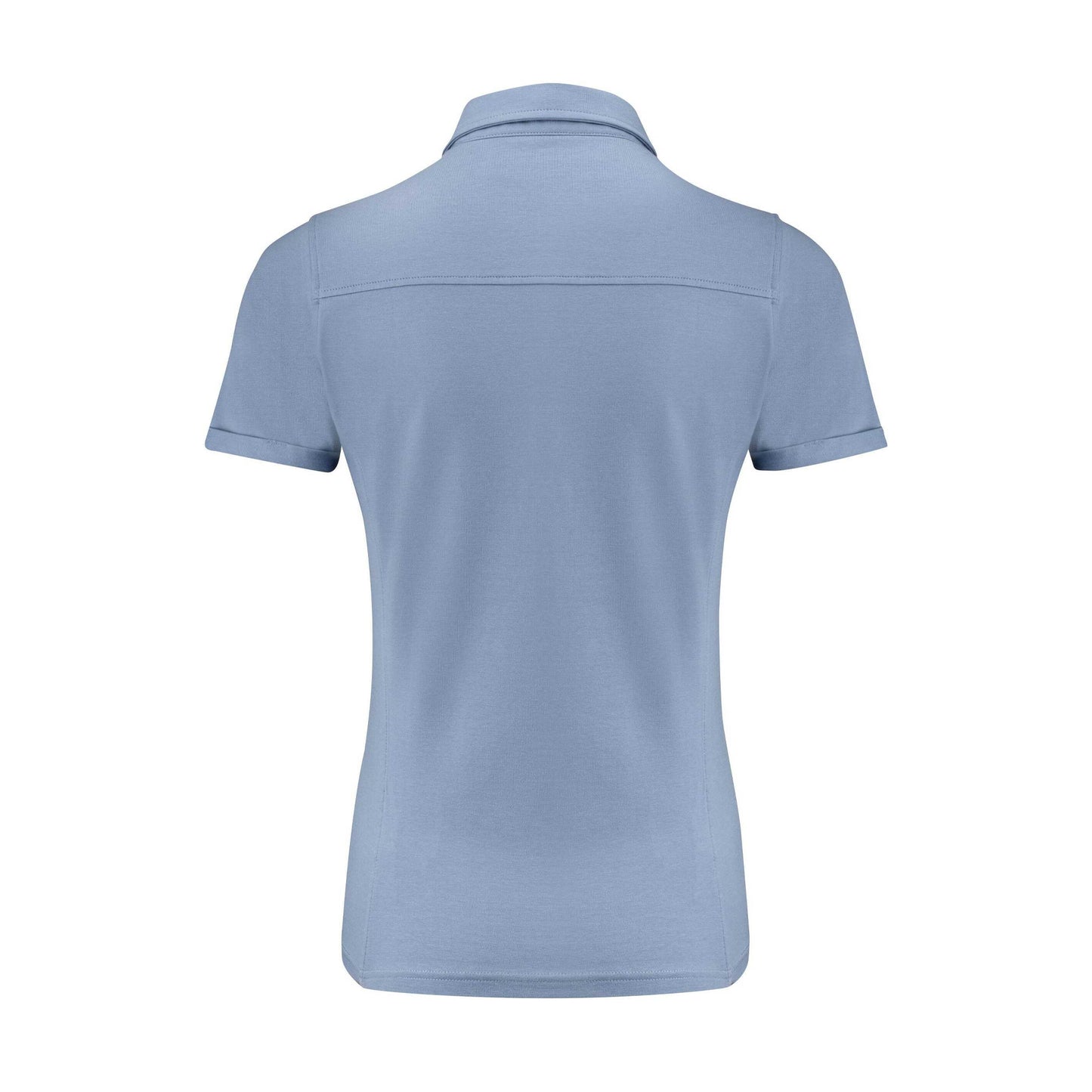 Summer Blue - Back - James Harvest Womens-Ladies American Supreme Polo Shirt