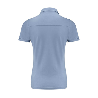 Summer Blue - Back - James Harvest Womens-Ladies American Supreme Polo Shirt