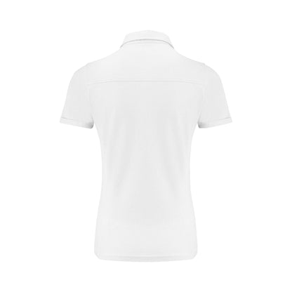 White - Back - James Harvest Womens-Ladies American Supreme Polo Shirt